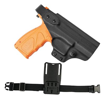 COLDRE KYDEX TRUST MULTIPLATAFORMA GLOCK COMPACT/STANDARD + LOW RIDE(fita) DESTRO - INVICTUS