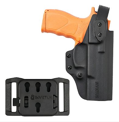COLDRE KYDEX TRUST MULTIPLATAFORMA GLOCK COMPACT/STANDARD + FLOW(cintura) DESTRO - INVICTUS
