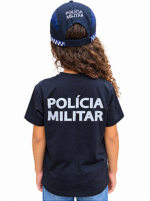 CAMISETA INFANTIL PMDF (sem bordado 45,00)