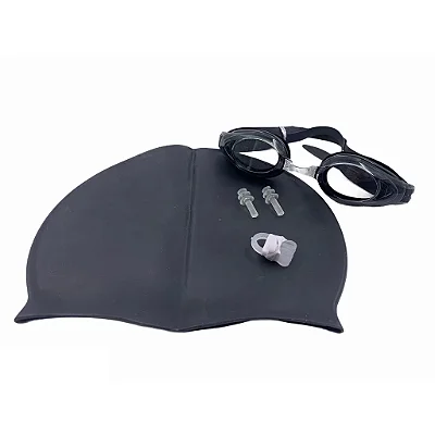 KIT DE NATAÇÃO TOUCA E ÓCULOS
