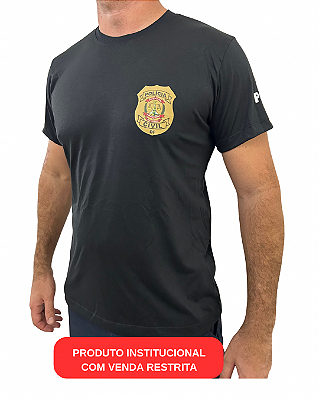 CAMISA MASCULINA MALHA FRIA CURTA PCDF