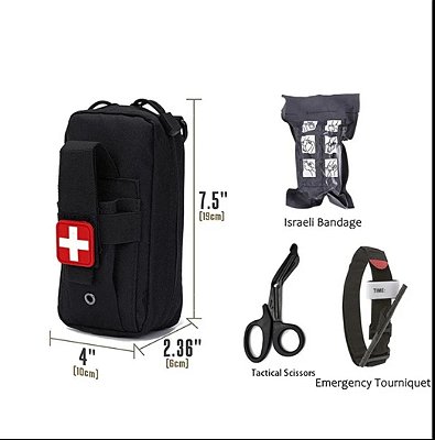 KIT APH TÁTICO PEQUENO (4 ITENS) primeiros socorros