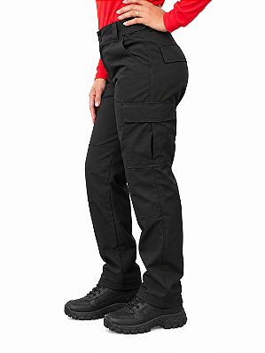 CALÇA FEMININA PRETA CFP BOMBEIRO