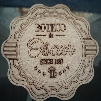 100 Porta Copos BOTECO Cerveja Personalizado (Nome e Ano)