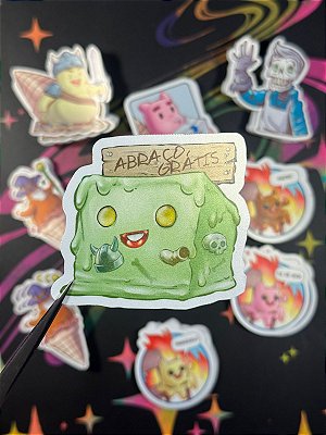 Adesivo em vinil - Sorvetes e Masmorras