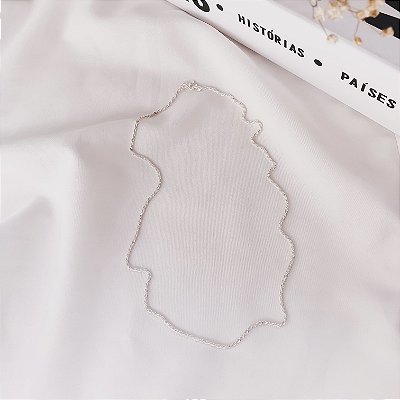 Colar Choker Cordão Baiano Prata 925