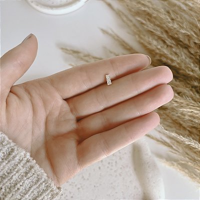 Piercing Haste Palito Cravejado 7mm