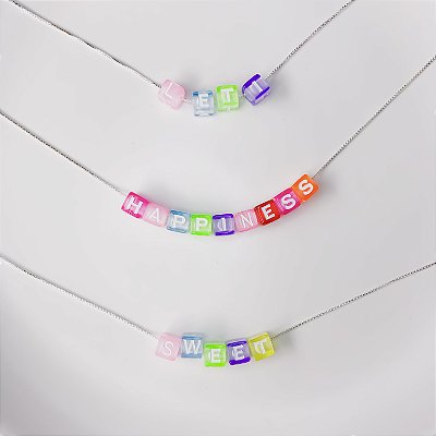 Colar MOOD Colorido Prata 925