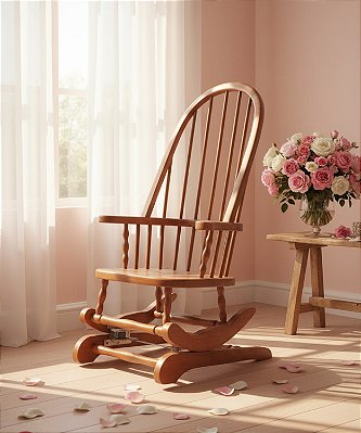 Cadeira De Balanço Portinári 1,18/40 X 64 X 50 - Móveis De Gramado