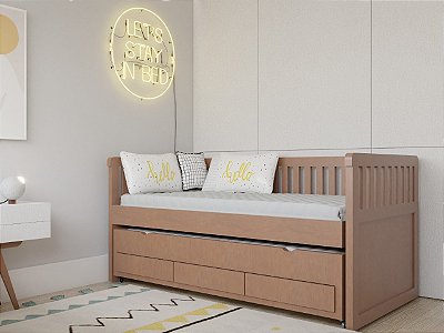 Bicama 1,90 x 90 - ( 03 Gavetas ) - Móveis de Gramado