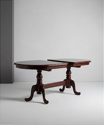 Mesa Elástica Oval 1,60 x 90 - Móveis de Gramado - ( + 40cm Elástica )