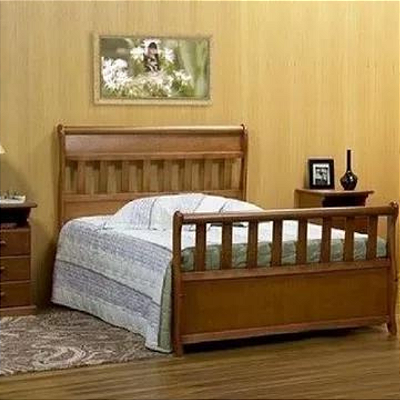 Cama Maciça 1,00 x 1,90 - Móveis de Gramado