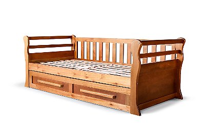 Cama de Solteiro 1,90 x 90 - Com Gavetas - Móveis de Gramado