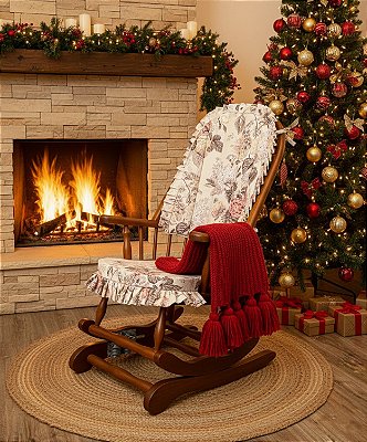 Cadeira De Balanço Hortência 1,18/40 X 64 X 50 - Móveis De Gramado