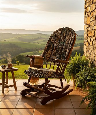 Cadeira De Balanço Maranta 1,18/40 X 64 X 50 - Móveis De Gramado