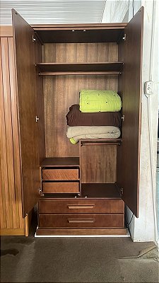 Guarda Roupas 1,15L x 55P x 2,30A – (02 Portas) - Móveis de Gramado