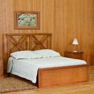 Cama de Madeira Maciça - Móveis de Gramado
