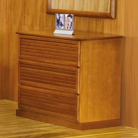 Comoda 3 Gavetas Valéria 1,00 x 53 x 90 Madeira Maciça - Móveis de Gramado