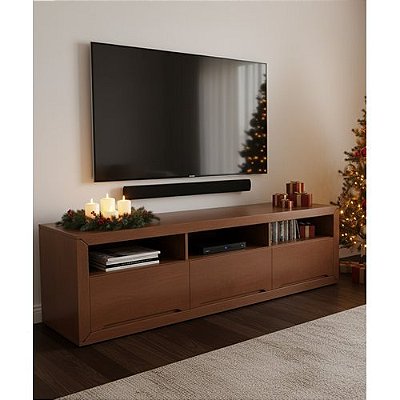 Rack Canela 1,90 x 50 x 55 - (03 Gavetas Medidas Normais) - Móveis de Gramado