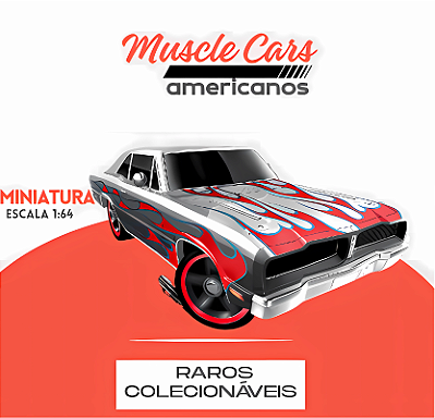 Miniatura colecionável Muscle Cars |americanos