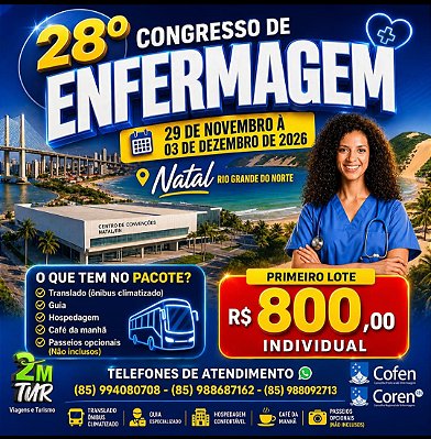 28°CBCENF  29 DE NOVEMBRO À 03 DE DEZEMBRO 2026  NATAL-RN