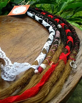 Kit 5 Dreads removível decorado