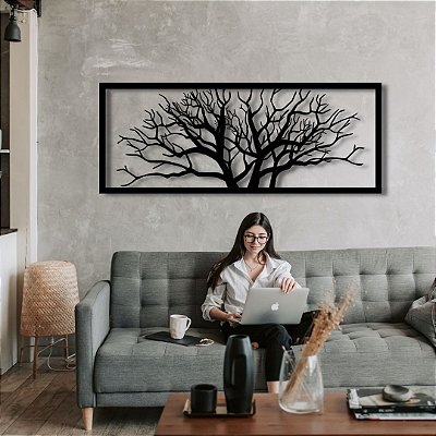 Árvore com Moldura decoração em mdf