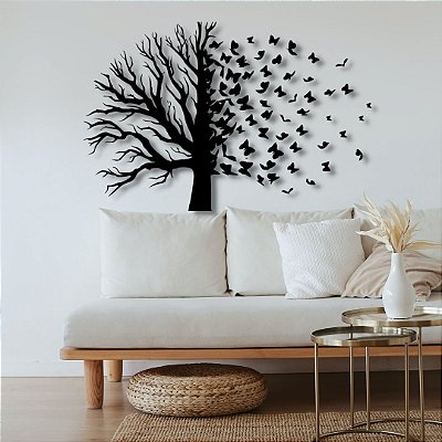 Arvore Borboleta decoração em mdf