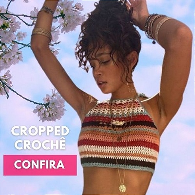 Cropped crochê