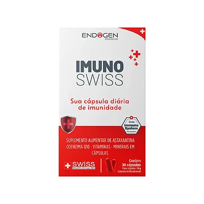 Imuno Swiss com 30 capsúlas (Endogen)