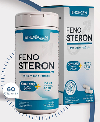 Feno Steron com 60 cápsulas (Endogen)