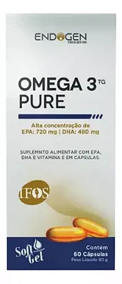 Omega 3 Pure com 60 cápsulas (Endogen)