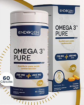 Omega 3 Pure com 60 cápsulas (Endogen)