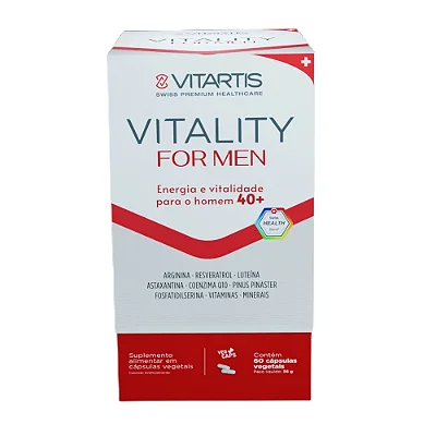 Vitality For Men com 60 cápsulas (Endogen)