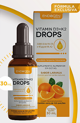 Vitamin D3+K2 30ml (Endogen)
