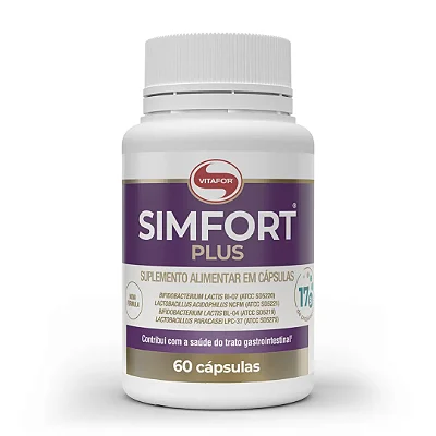 Simfort Plus com 60 cápsulas (Vitafor)