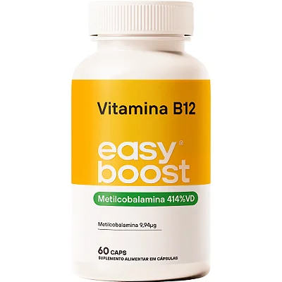 Vitamina B12 com 60 capsúlas (Easy boost)