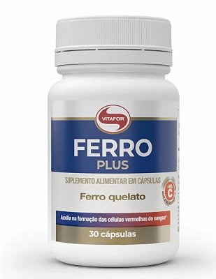 Ferro Plus com 30 capsúlas (Vitafor)