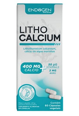 Litho Calcium com 60 cápsulas ( Endogen )