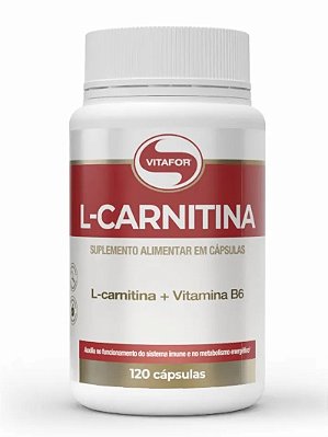L-Carnitina com 120 cápsulas (Vitafor)