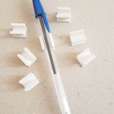 Suporte prendedor meia lua 7mm