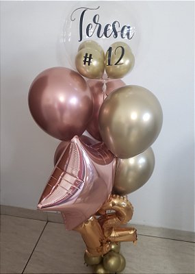 Bouquet de Balões de Hélio com número