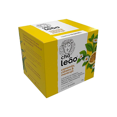 Leão Chá Premium - Camomila Cidreira E Maracujá 10 Sachês
