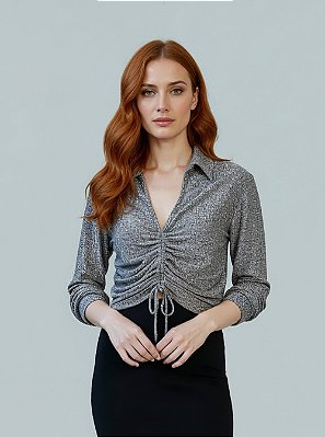 Blusa Bruna Cinza