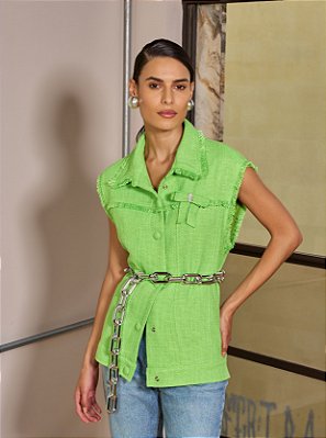 Colete Liz Verde Verde flour