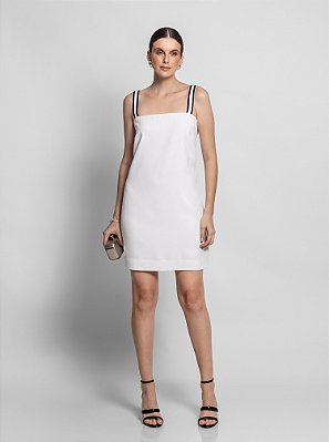 Vestido Edina Curto Off White