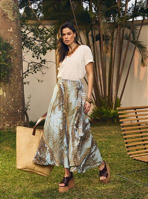 Saia Taty Godê Estampada