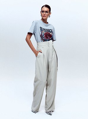 Calça Jane Alfaiataria Marfim