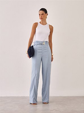 Calça Rafaela Alfaiataria Azul
