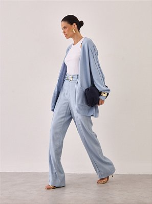 Calça Rafaela Alfaiataria Azul